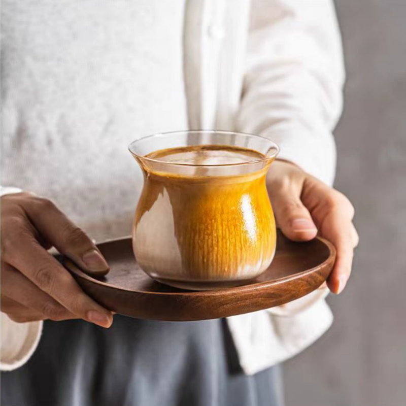 Personalised Transparent Cute Glassware Water Tumbler Coffee Mugs