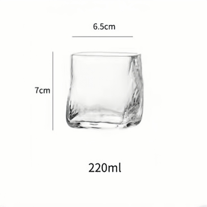 Espresso shot blown glass coffee cups