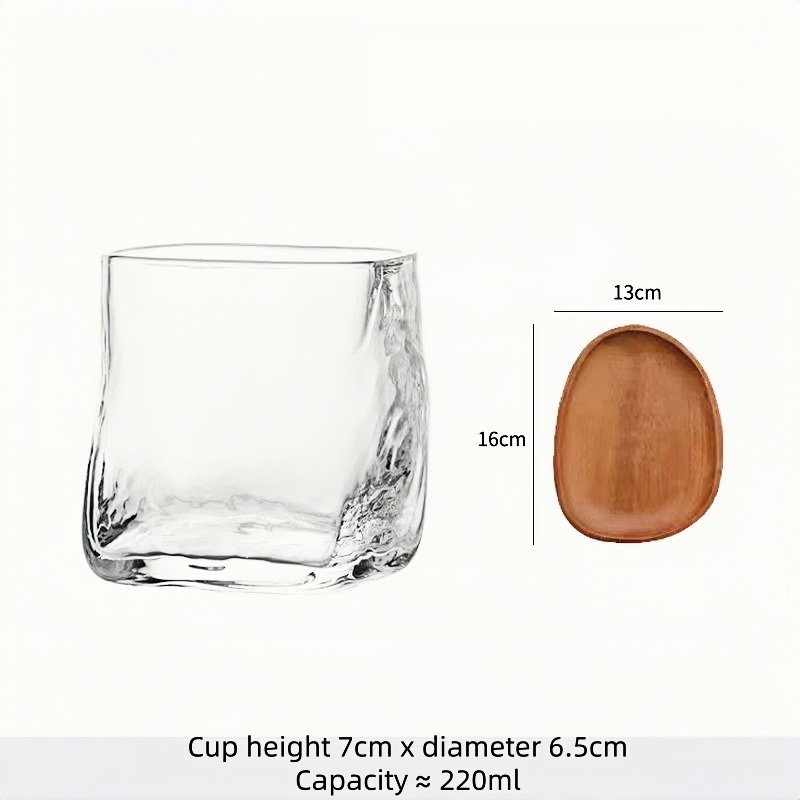 Espresso shot blown glass coffee cups