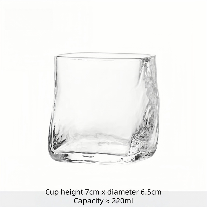 Espresso shot blown glass coffee cups