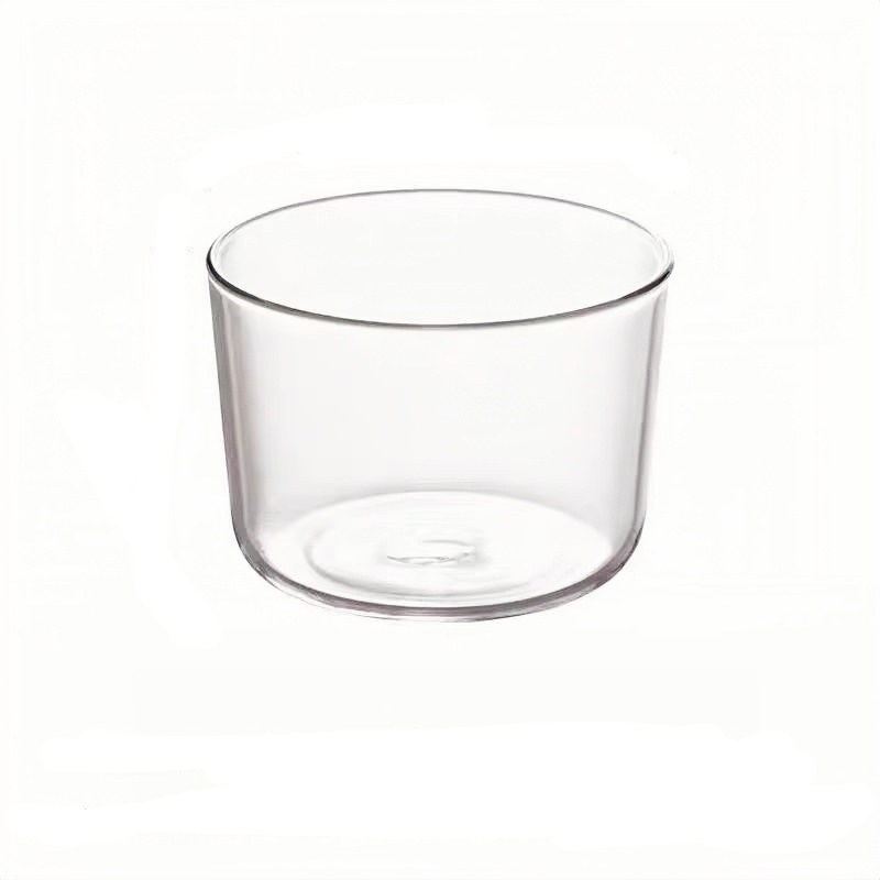أكواب زجاجية شفافة مصنوعة حسب الطلب من زجاج البوروسيليكات للعصائر
