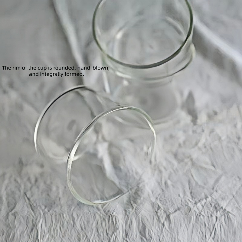 Custom borosilicate clear smoothie cup glass mugs