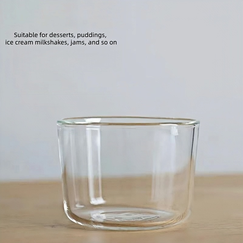 Custom borosilicate clear smoothie cup glass mugs