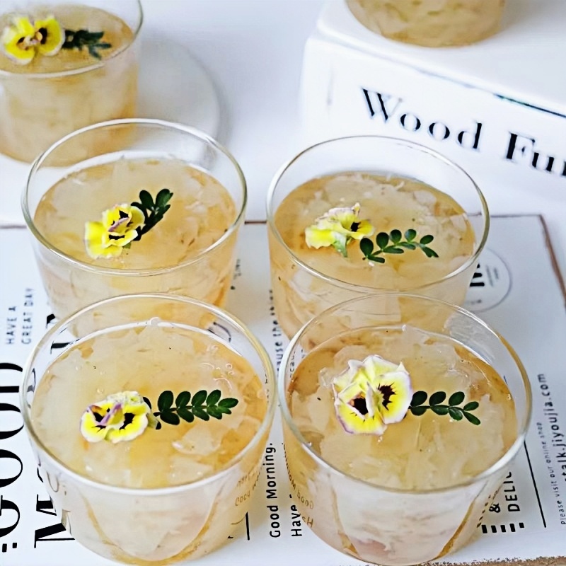 Custom borosilicate clear smoothie cup glass mugs