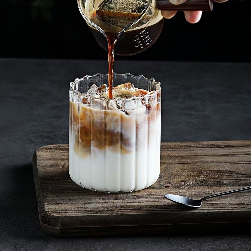 glass cups for iced coffee