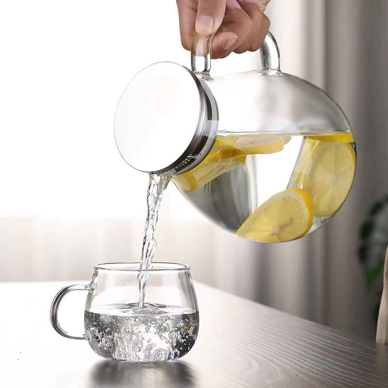 large glass water jug