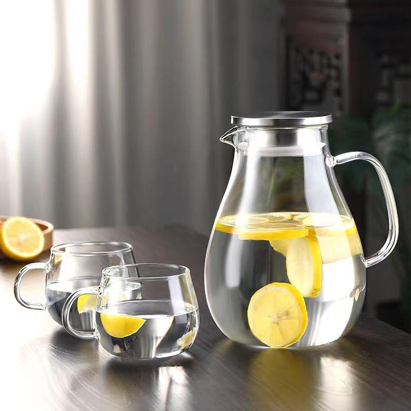 large glass water jug