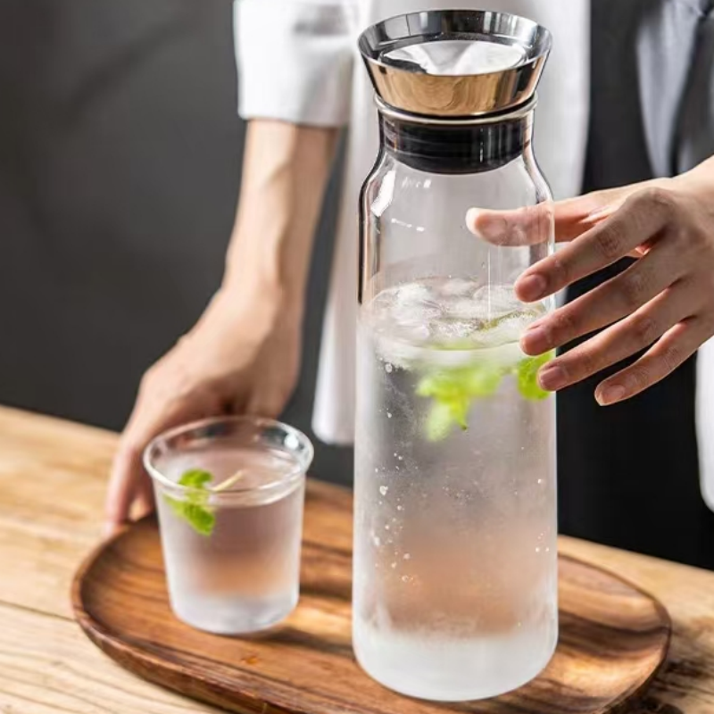 glass iced tea pitcher