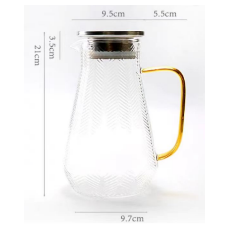 glass bedside water carafe