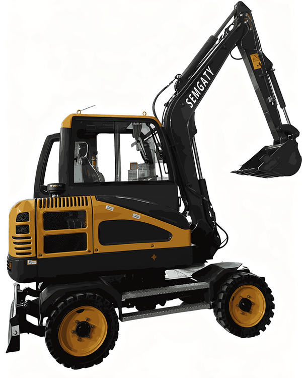 5T Mobile 4-Wheel Excavator 5T Mobile 4-Wheel Excavator
