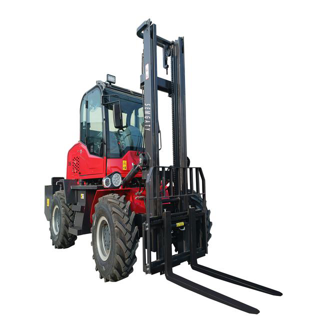 3.5 Ton Rough Terrain Forklift 4WD Power
