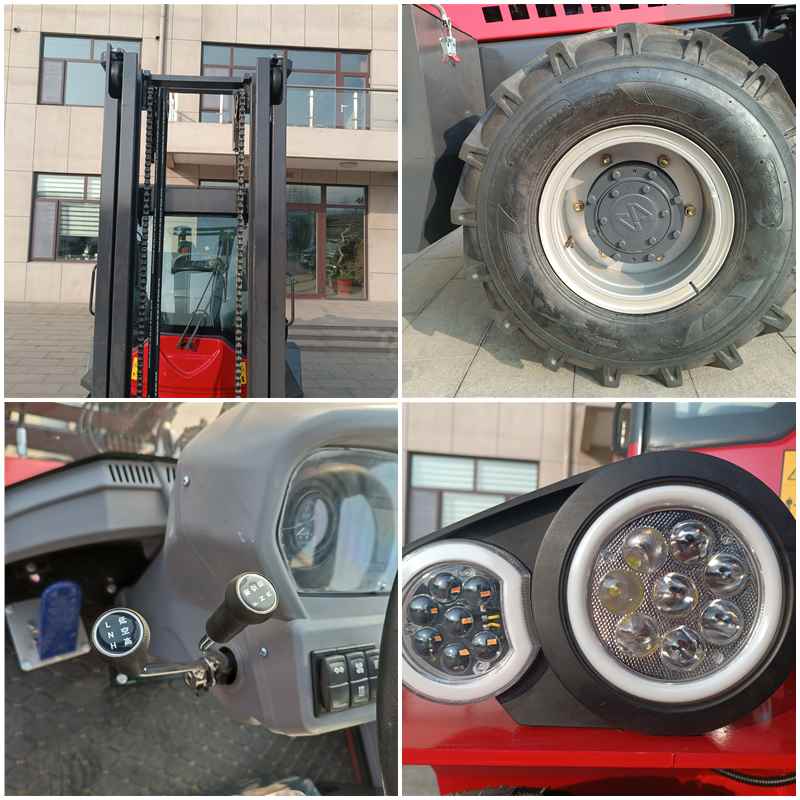 3.5 Ton Rough Terrain Forklift 4WD Power