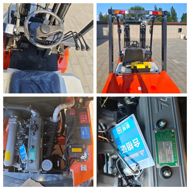 4 Ton New Forklift Powerful Lift Truck Machine