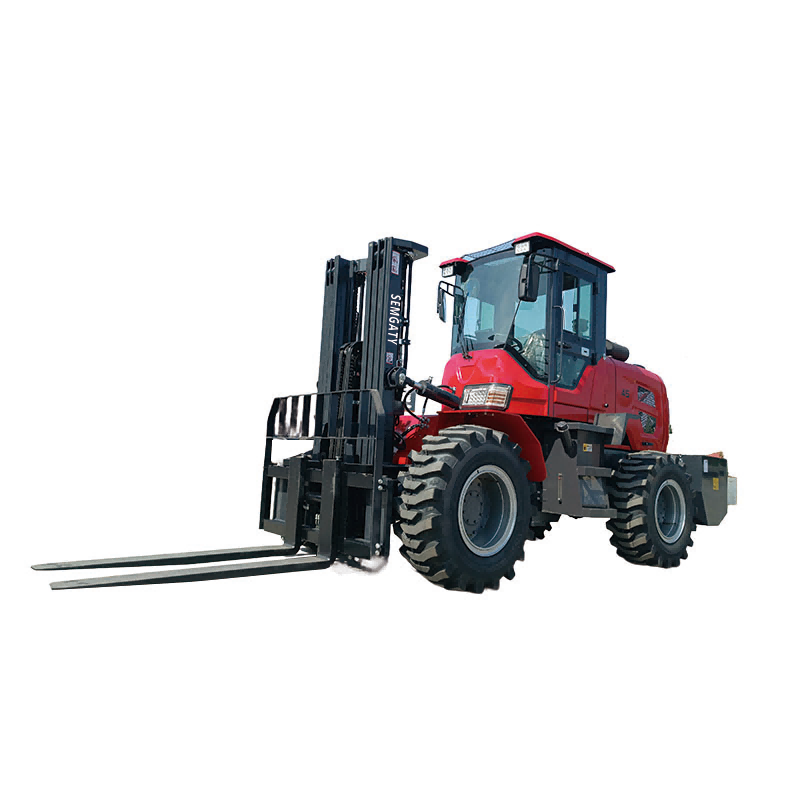 Compact 4WD All Terrain Forklift Truck