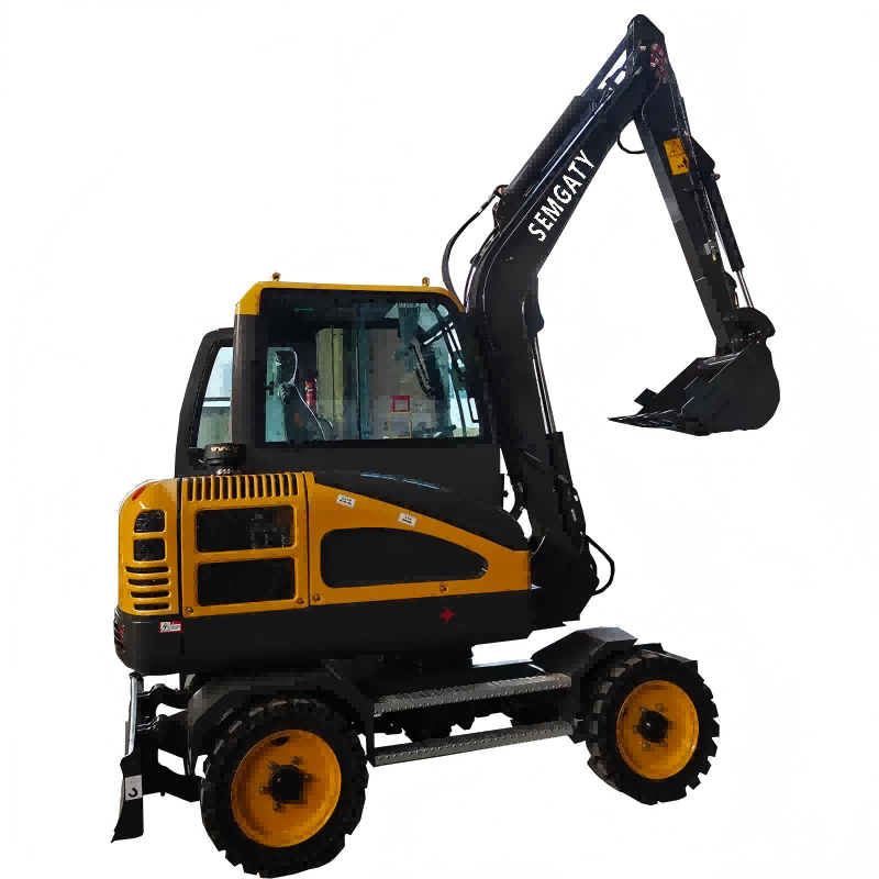 5T Mobile 4-Wheel Excavator