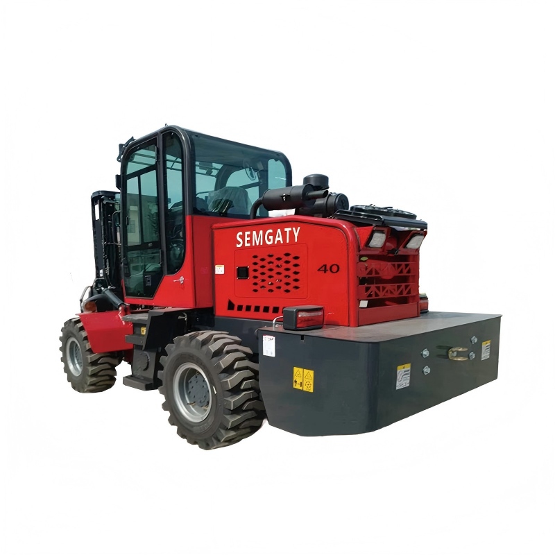 All Wheel Drive Terrain Forklift Truck