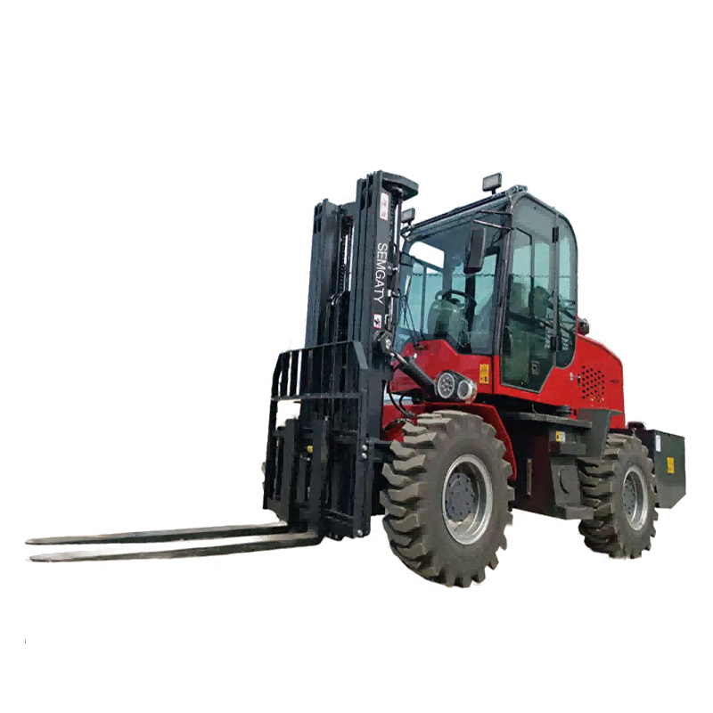 All Wheel Drive Terrain Forklift Truck