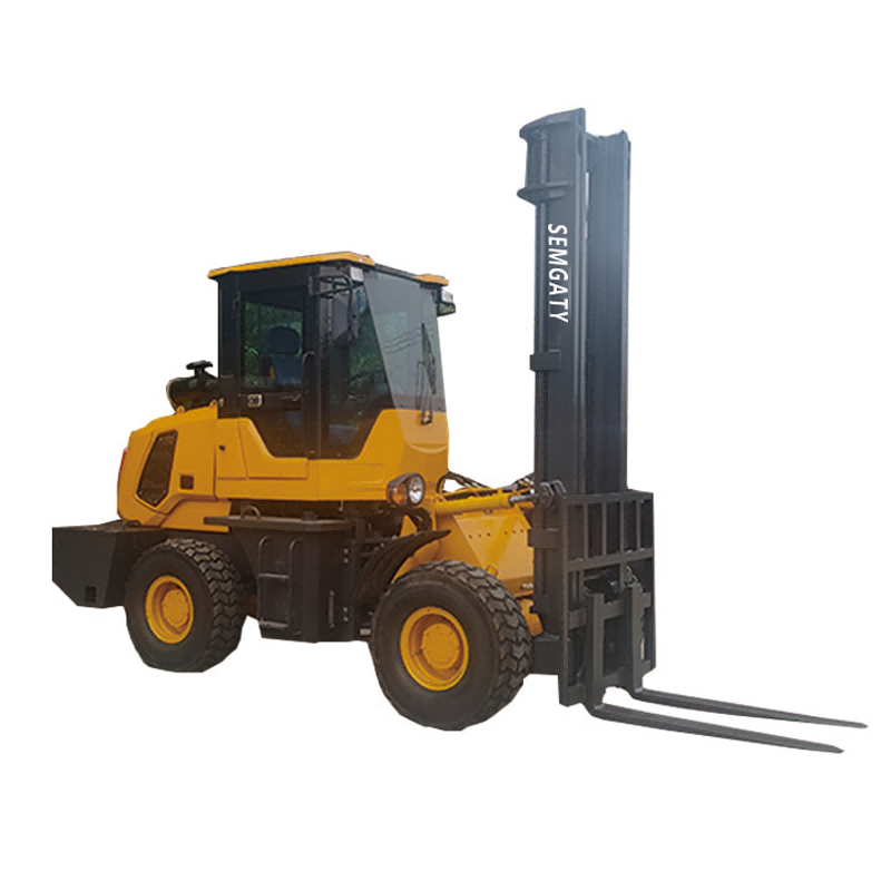 Powerful 3 Ton 4WD Rough Terrain Forklift