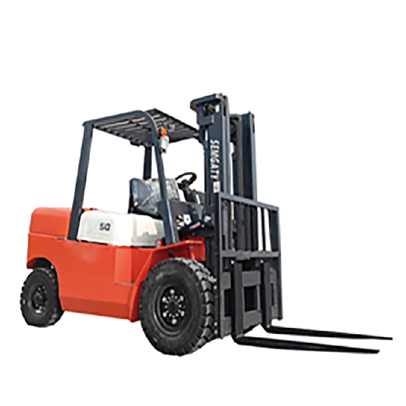 Powerful 5 Ton Forklift Industrial Lift Truck
