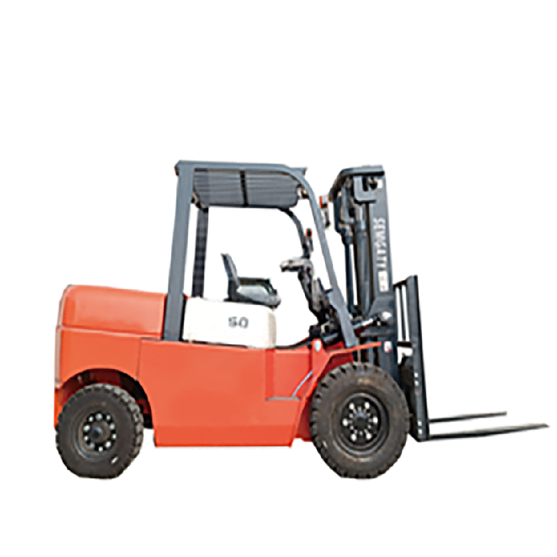 Powerful 5 Ton Forklift Industrial Lift Truck
