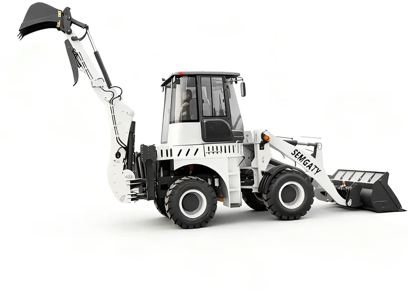 a backhoe loader