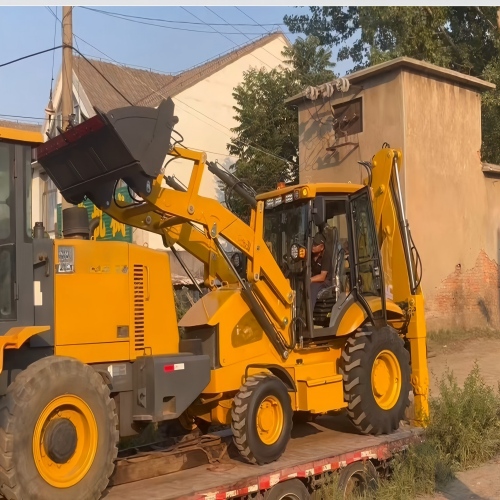 Bulk Shipment of backhoe wheel loader, big backhoe loader & backhoe loader and excavator Exported Overseas
