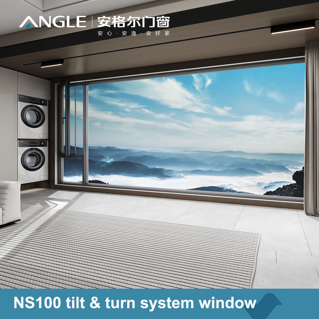 Indadgående vinduer af aluminiumsramme