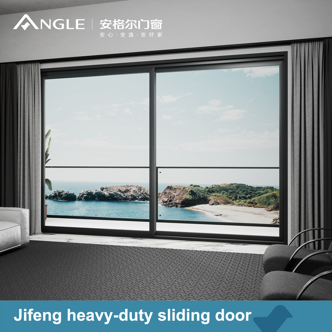 Dobbeltglaserede skydedøre til skab