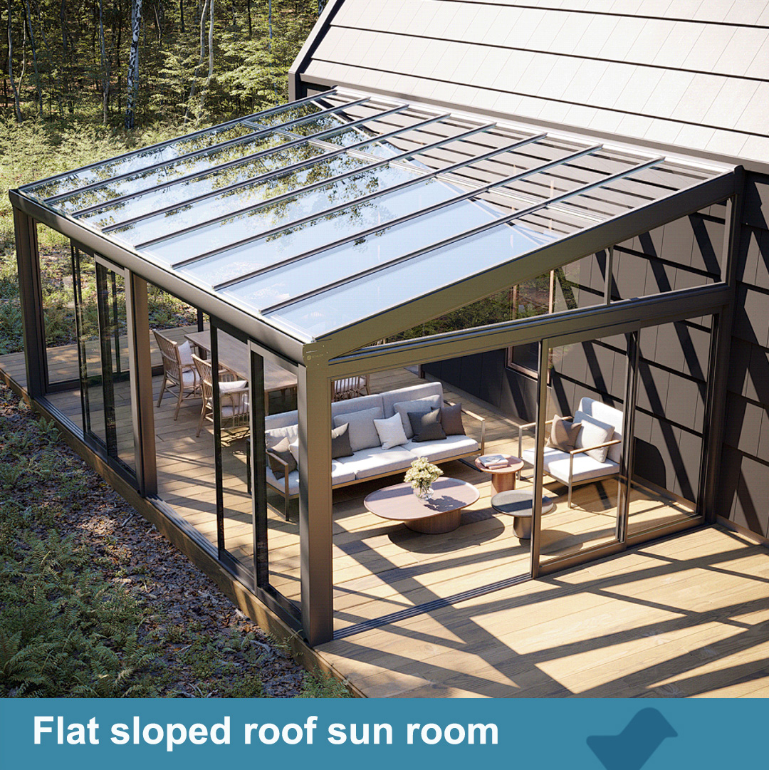 การออกแบบห้องที่มีแดดส่องถึงและลาดเอียง