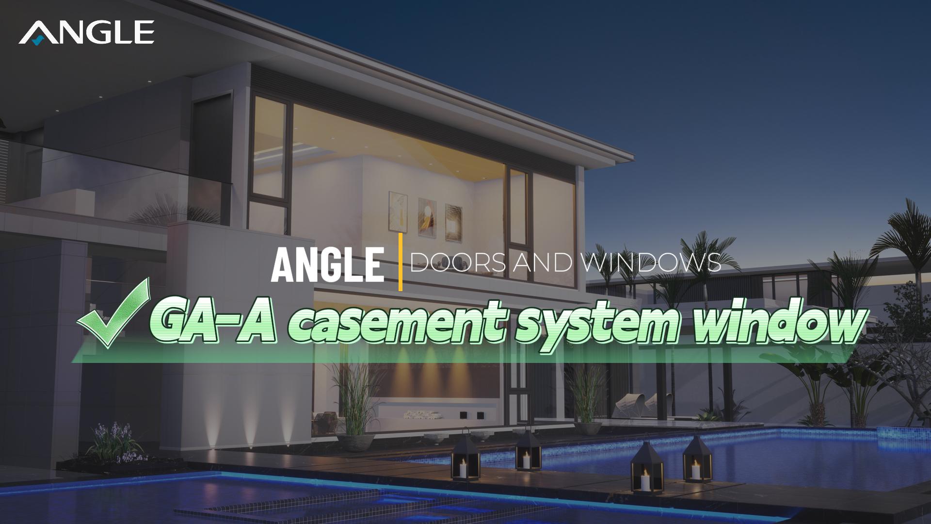 หน้าต่างบานเปิดออก จีเอ-A