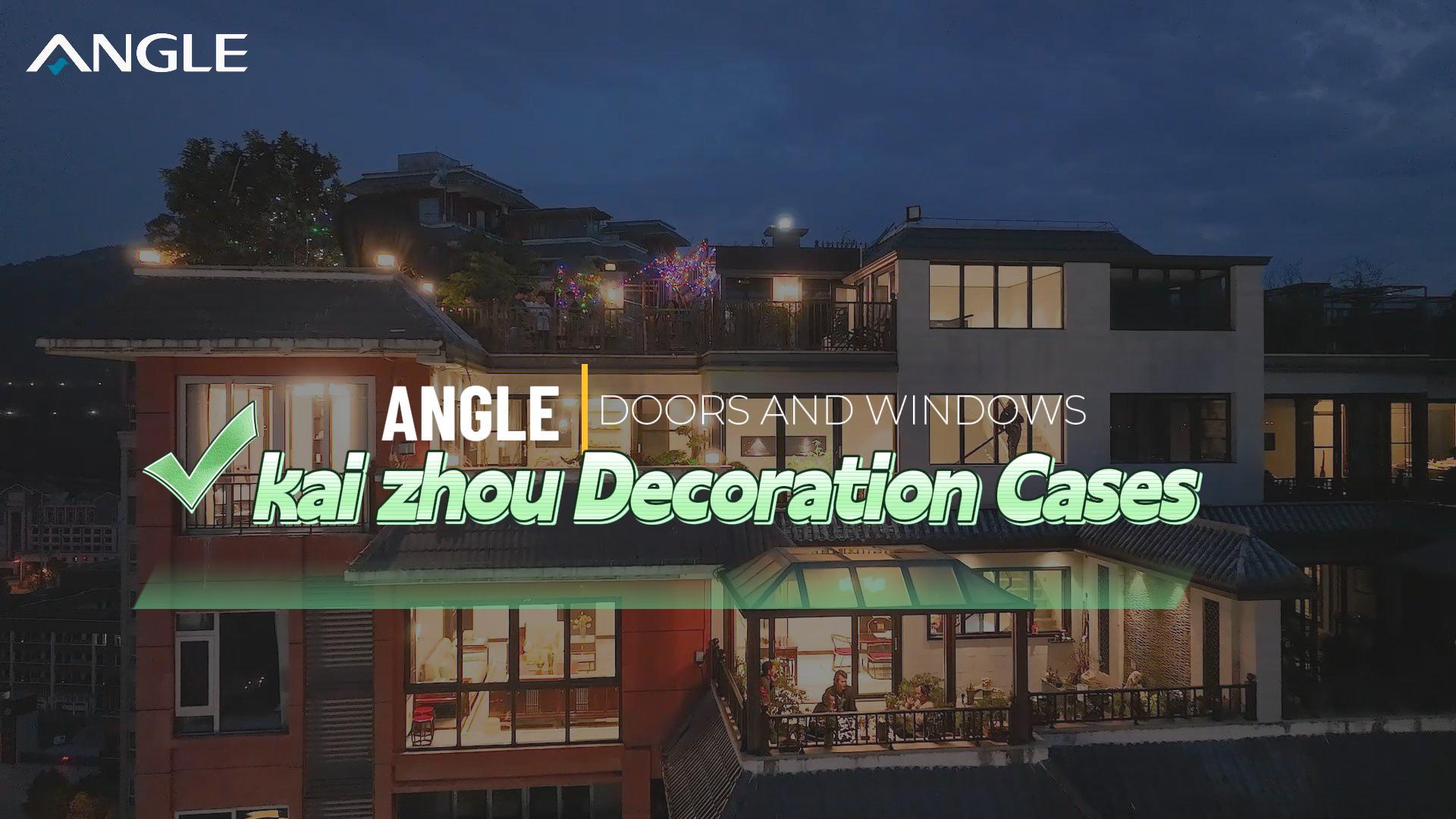 Vinkeldøre og vinduer Kaizhou Customer Decoration Classic Case