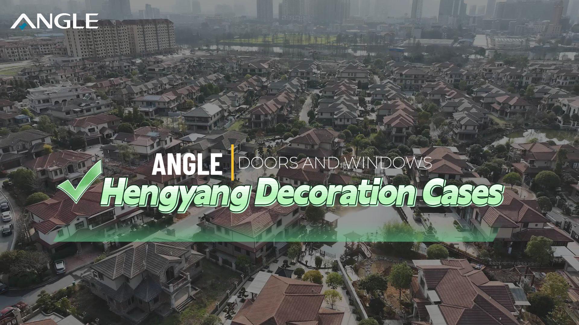 Vinkeldøre og vinduer Hengyang Customer Decoration Classic Case