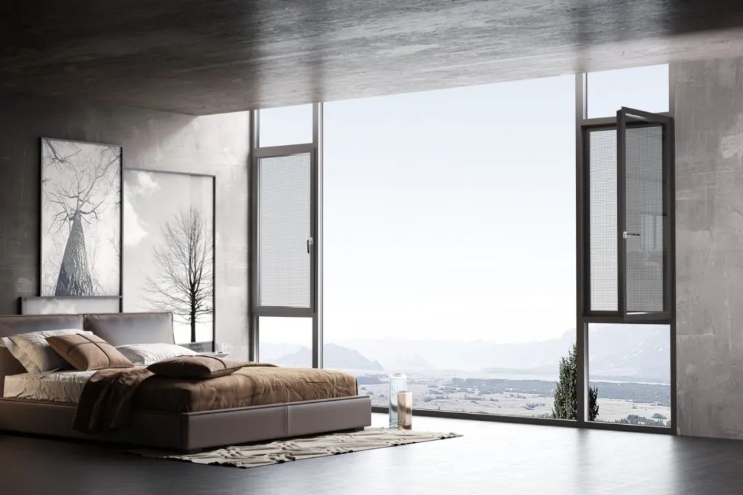 Efficient ventilation windows