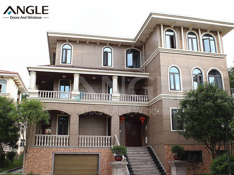 โครงการระบบประตูและหน้าต่างอลูมิเนียมวิลล่าส่วนตัว