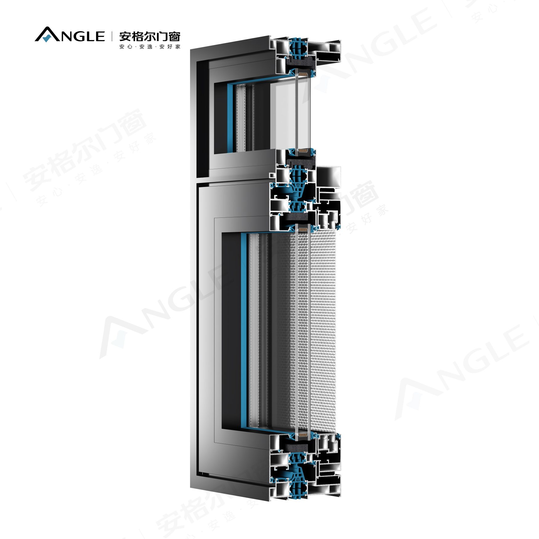 Ventanas de aluminio con rotura de puente térmico: estructura, materiales y funcionamiento.
