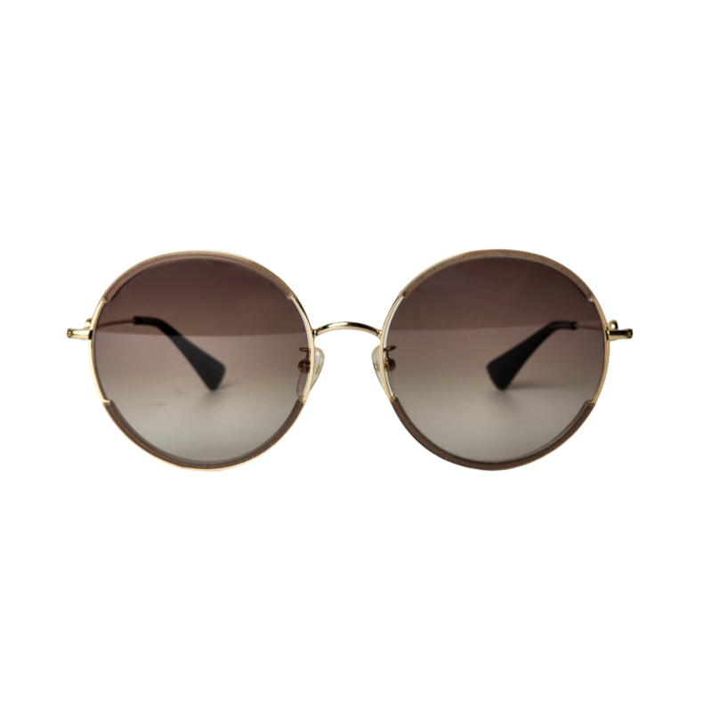 Trendy Over Size merkede morsomme runde solbriller