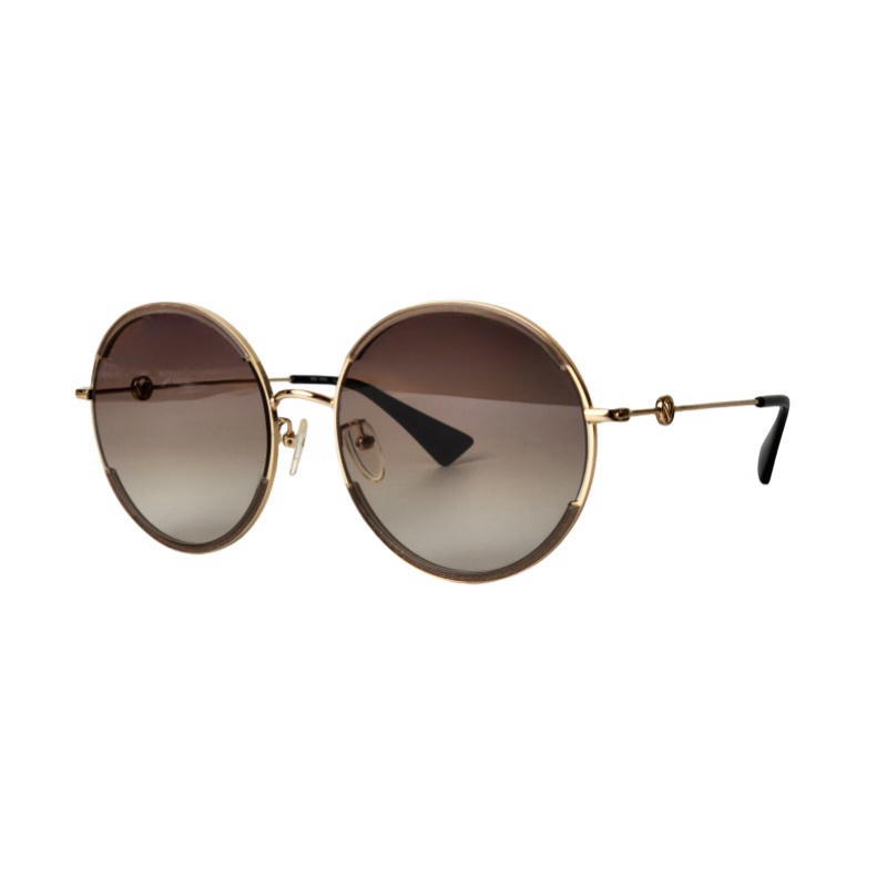 Trendy Over Size merkede morsomme runde solbriller