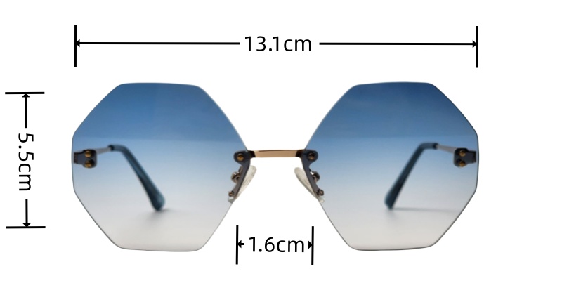 rimless sunglasses mens