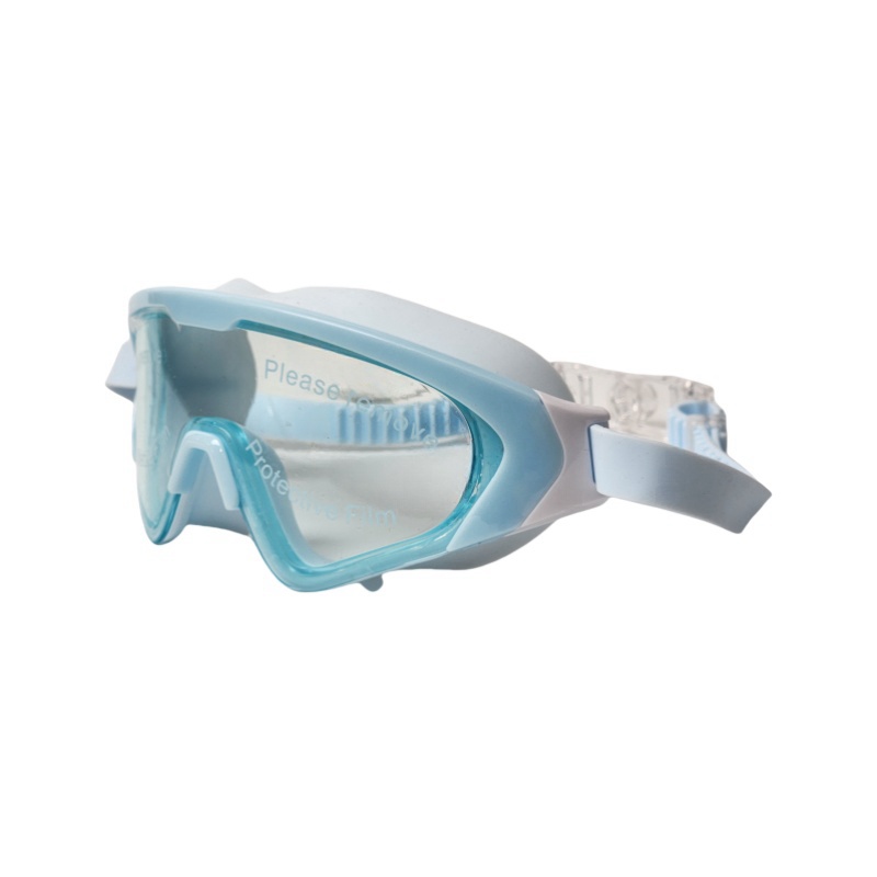 swim cap and goggles