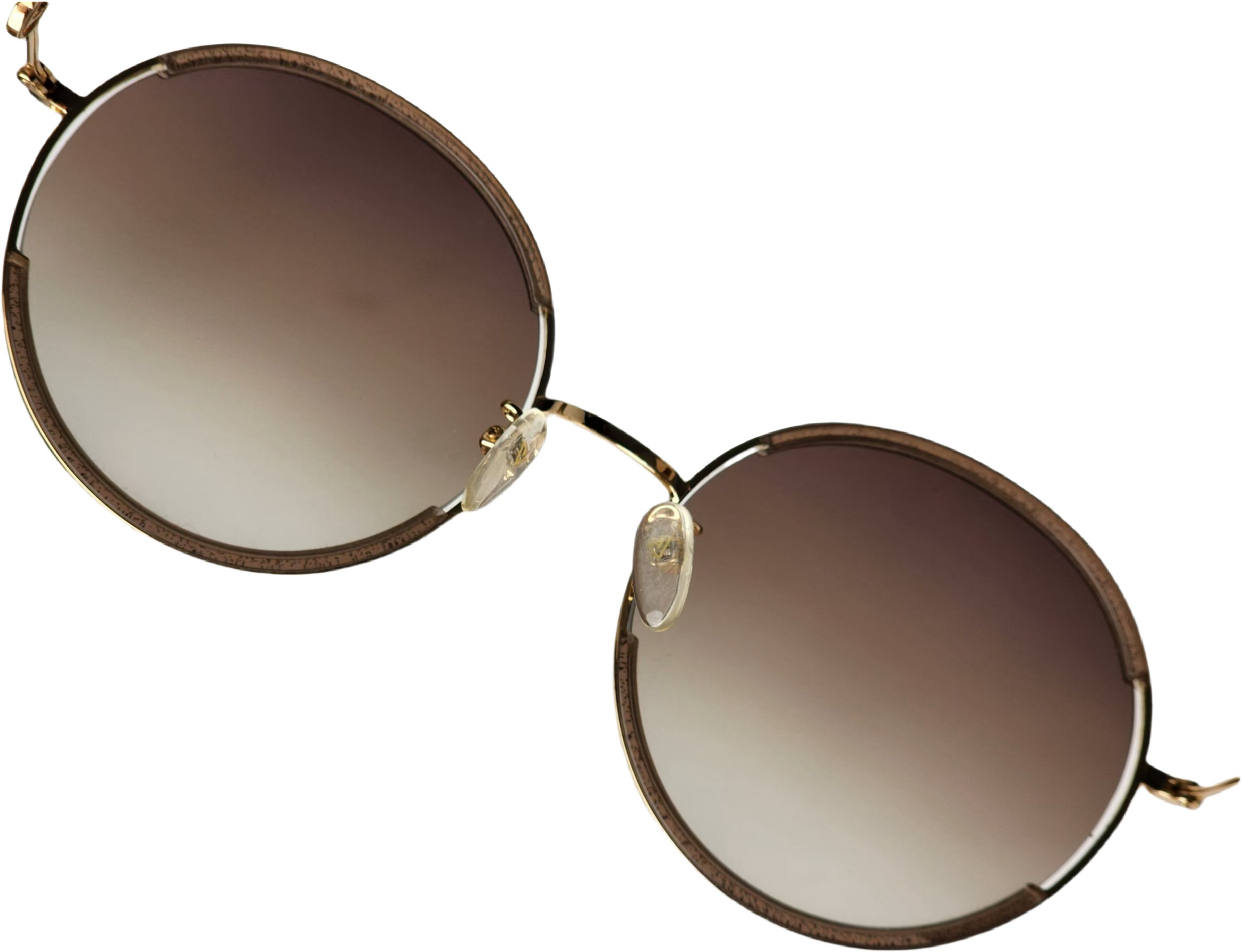 Trendy Over Size merkede morsomme runde solbriller