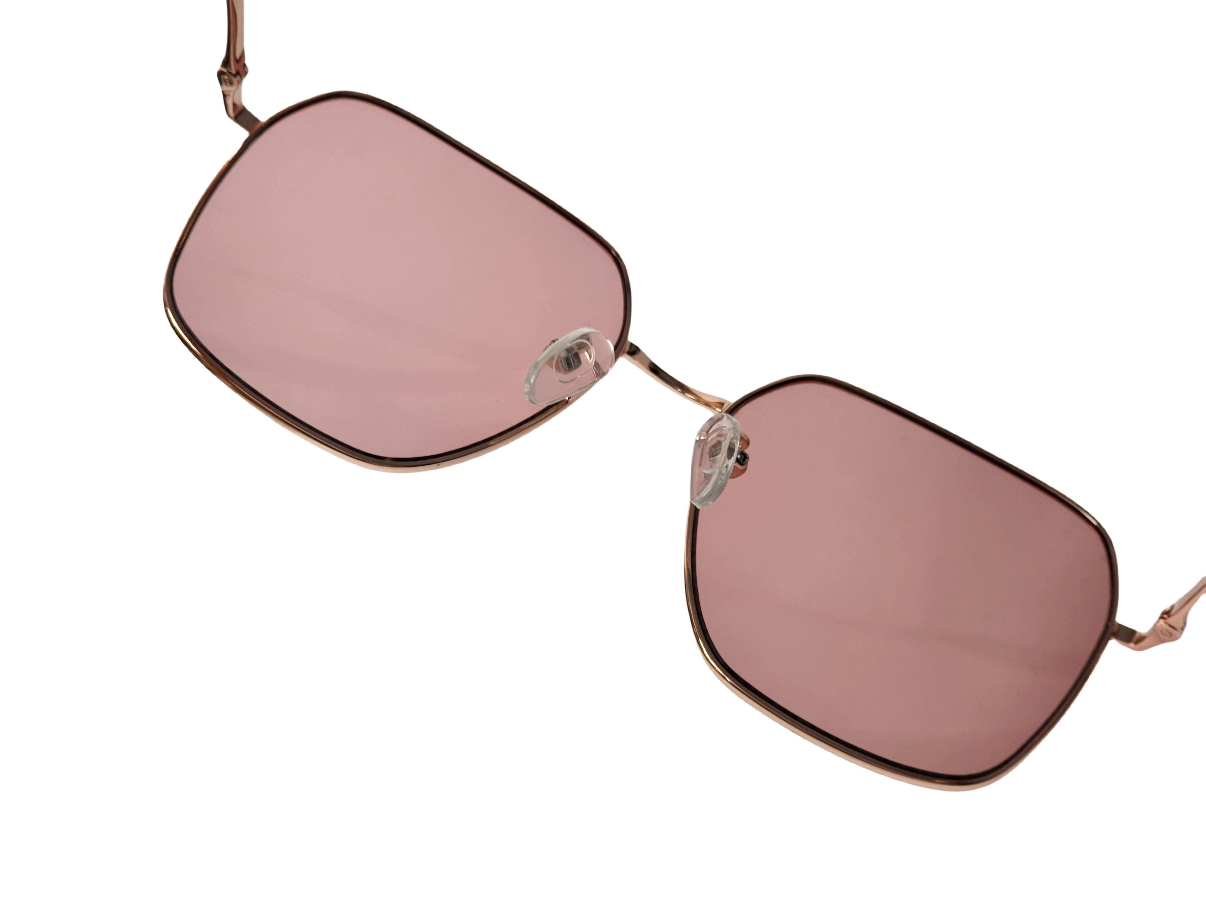 Square Pink Lens Clout Menn Briller