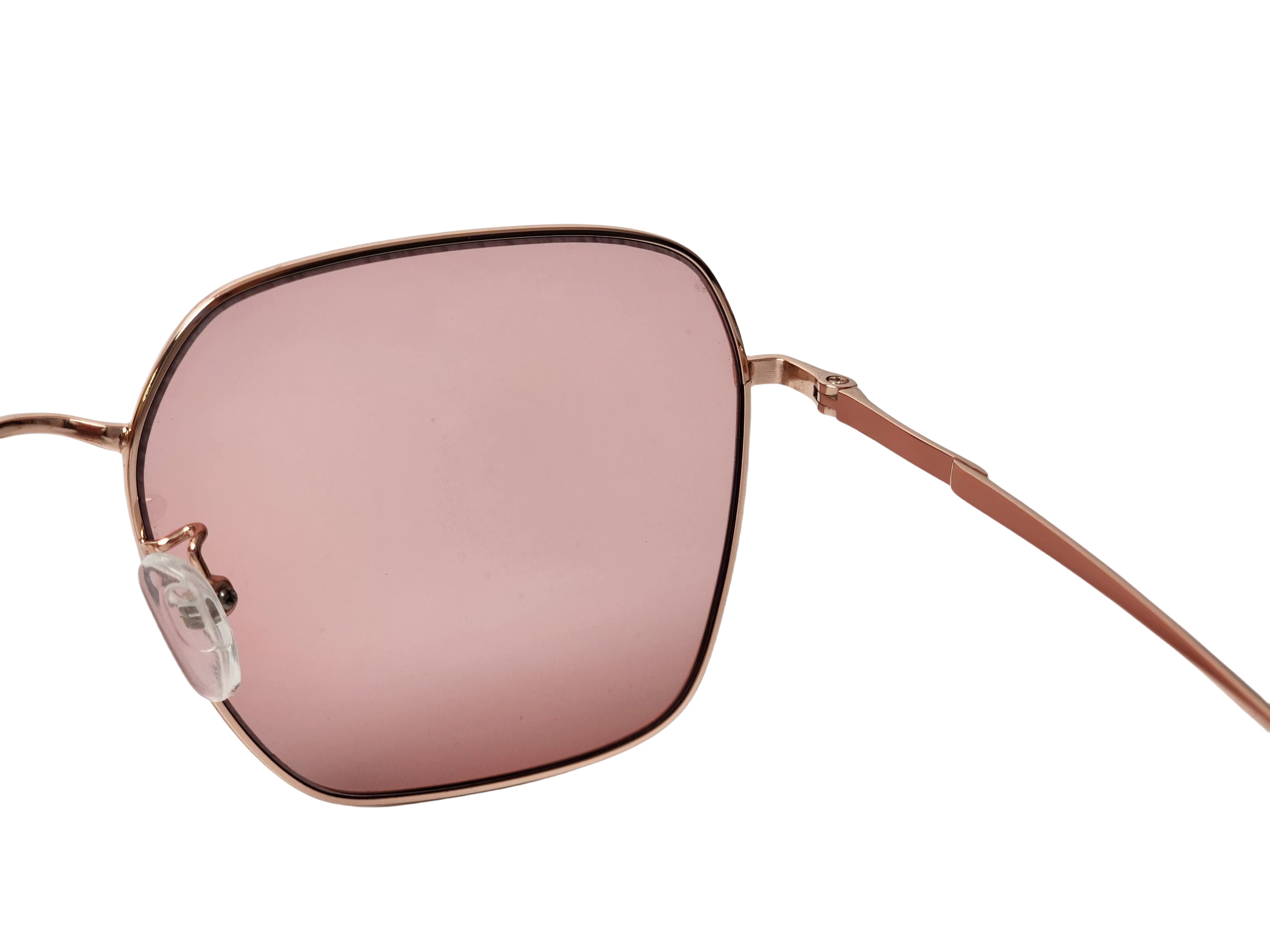 Square Pink Lens Clout Menn Briller