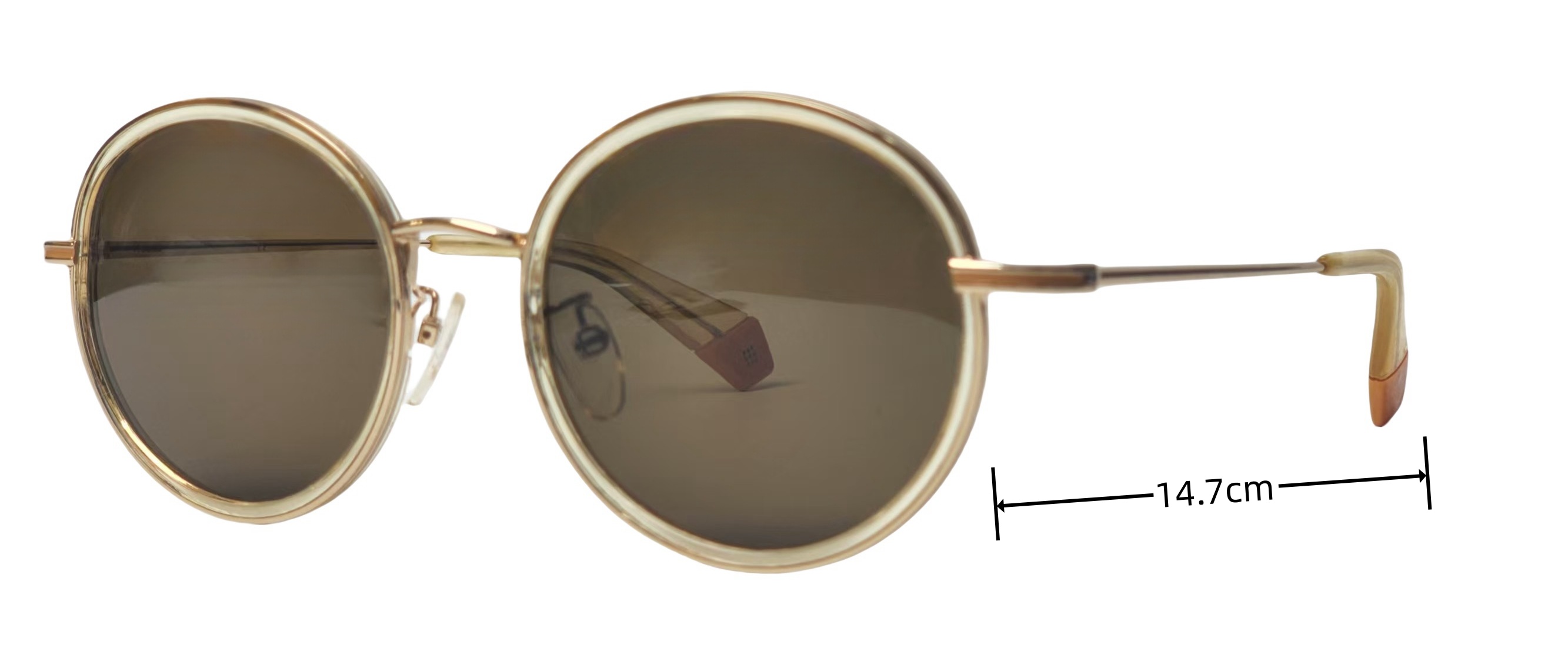 gold glasses