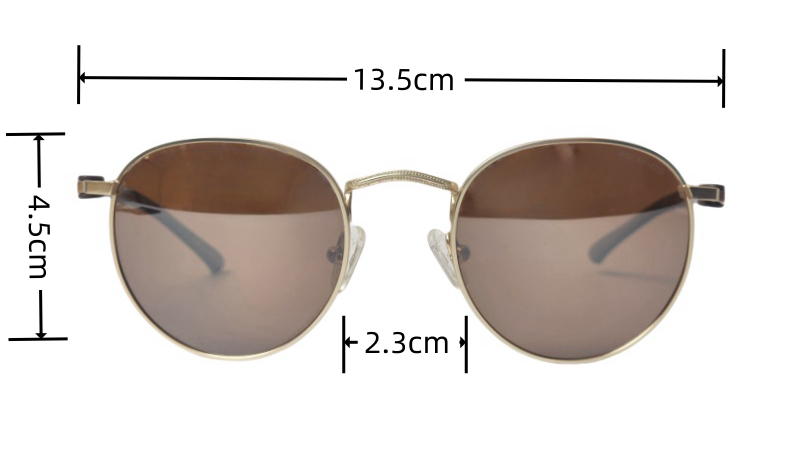 brown glasses
