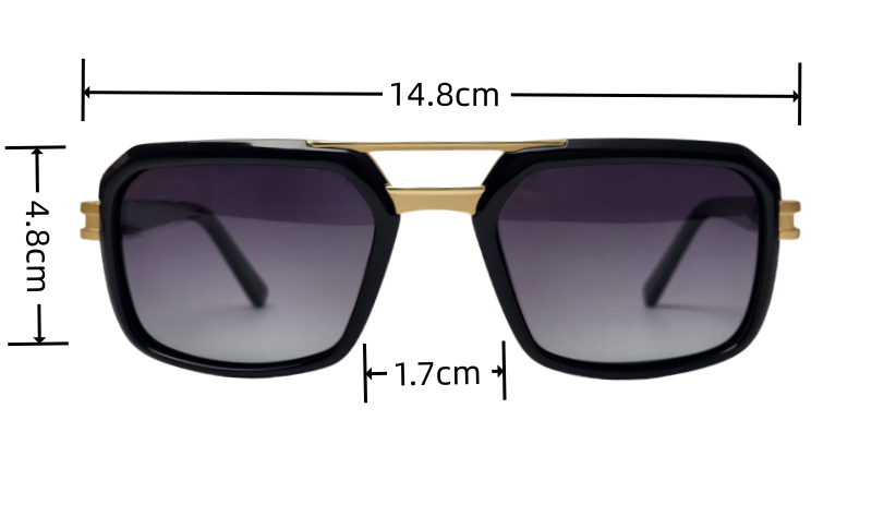 black sunglasses