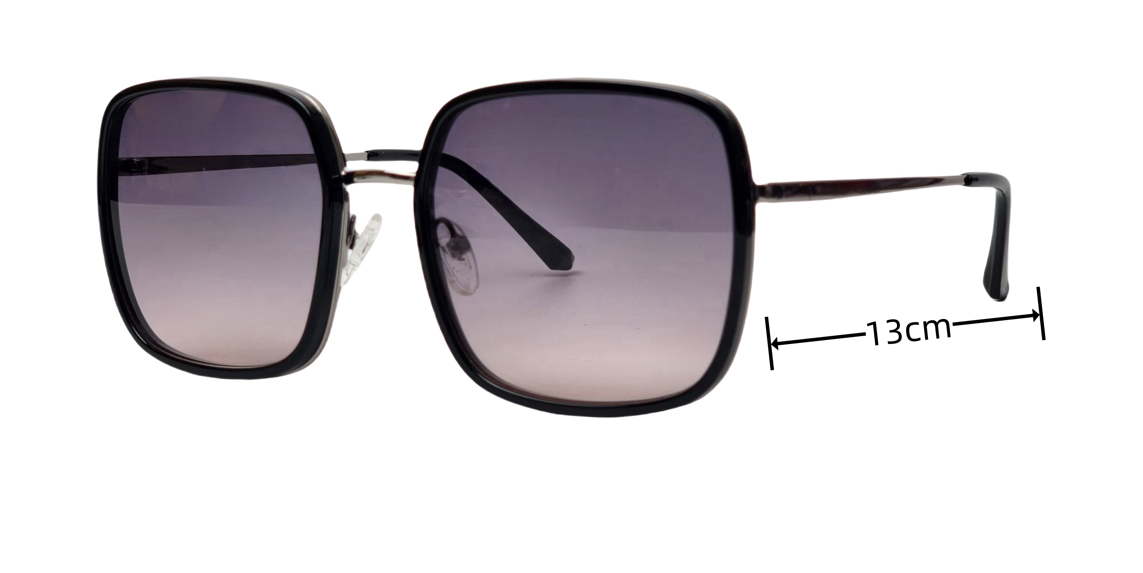 black frame glasses