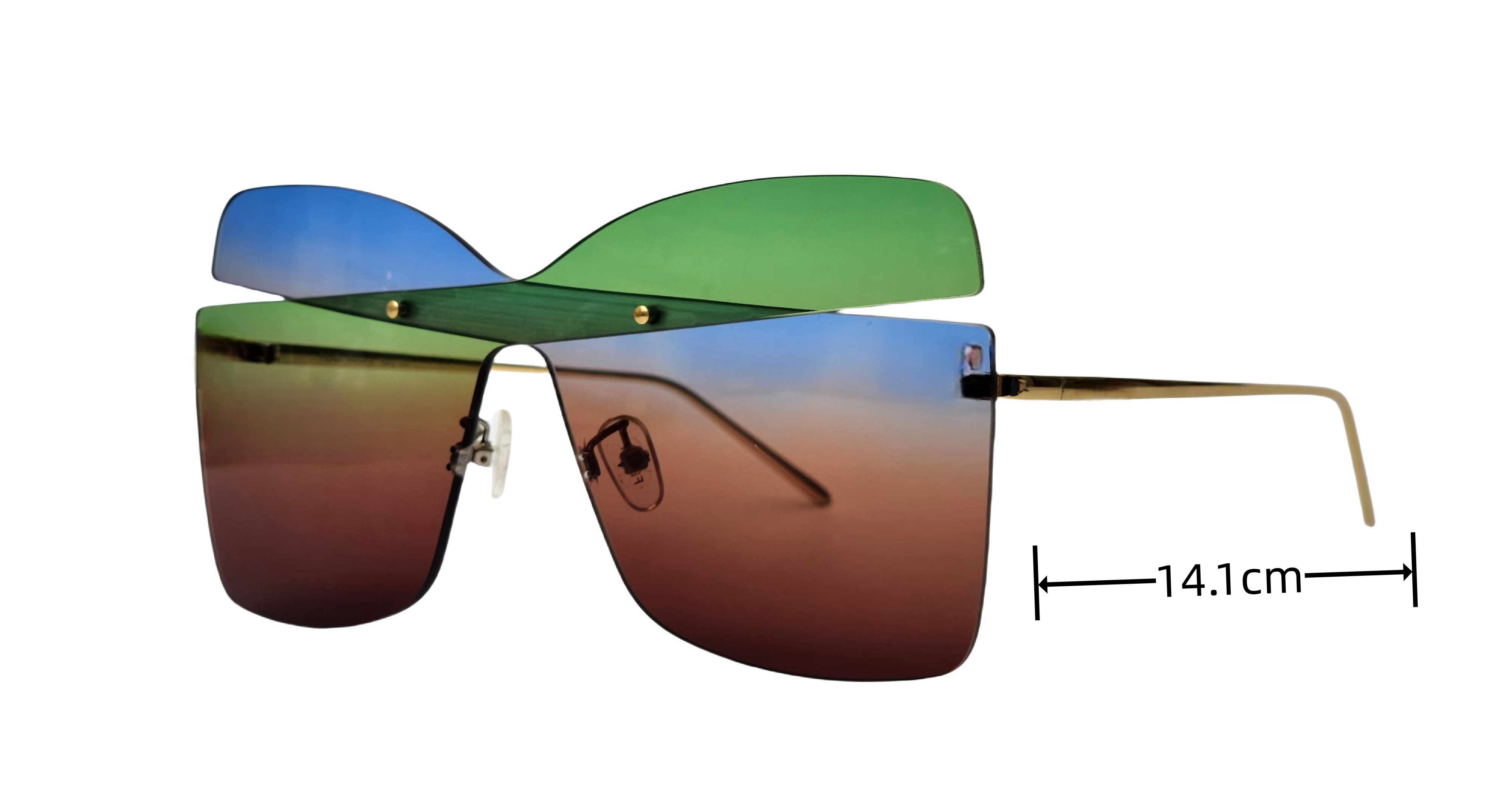 rimless glasses for women