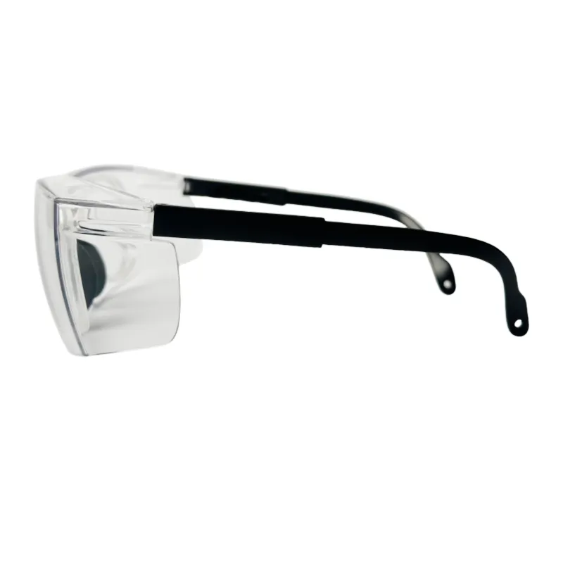 safety goggles over glasses