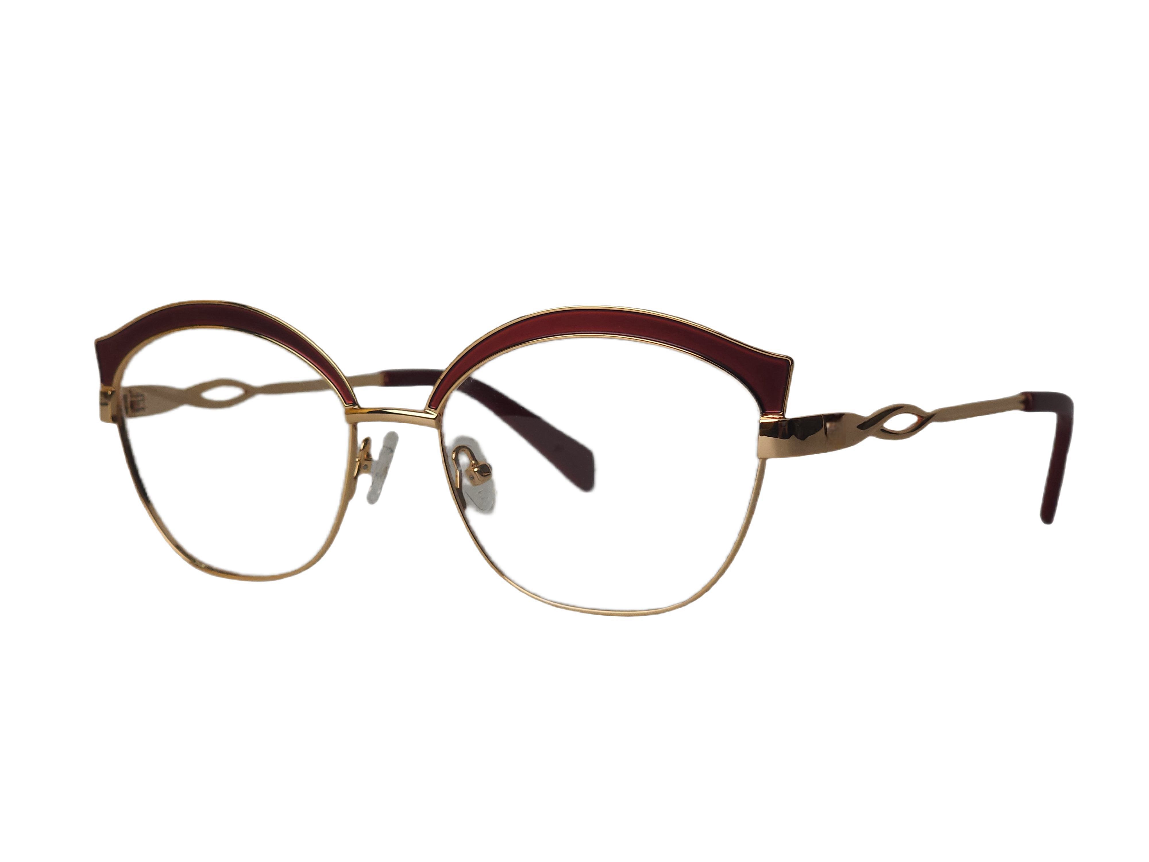 Red Lantis Clear Optical Frames Linsebytte