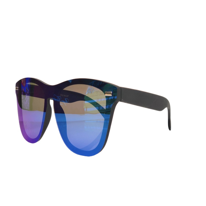 Óculos de sol unissex retrô com lentes azuis e corrente de metal: a melhor mistura de estilo e funcionalidade Óculos de sol unissex retrô com lentes azuis e corrente de metal: a melhor mistura de estilo e funcionalidade